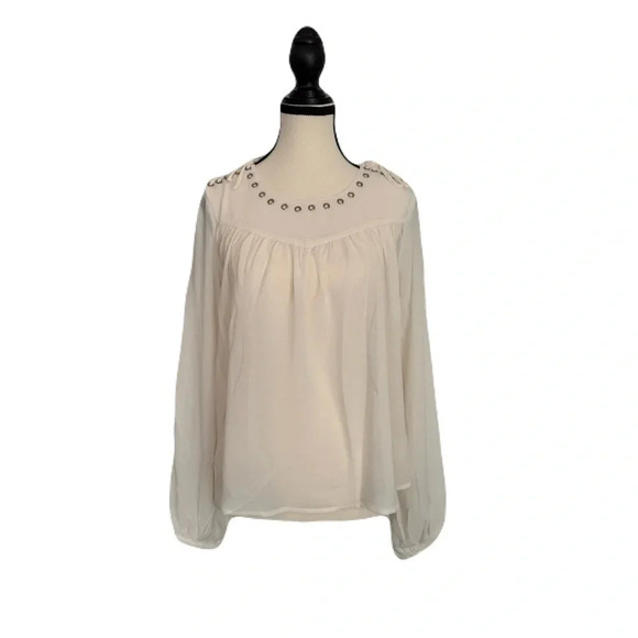 After Market- Blouse-Ribbon- Romantic-Fairy-Renaissance- Sheer- Women's- S - Picture 1 of 16